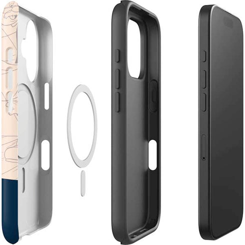 Disney Pinocchio and Jiminy Cricket iPhone 16 Plus Magsafe Impact Case