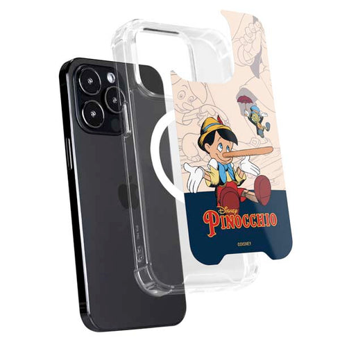 Disney Pinocchio and Jiminy Cricket iPhone 16 Pro MagSafe Case