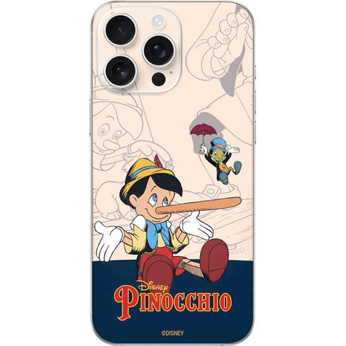 Disney Pinocchio and Jiminy Cricket iPhone 16 Pro Max Skin