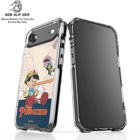 Disney Pinocchio and Jiminy Cricket iPhone 17 Air Clear Case