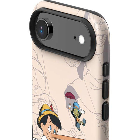 Disney Pinocchio and Jiminy Cricket iPhone 17 Air Impact Case