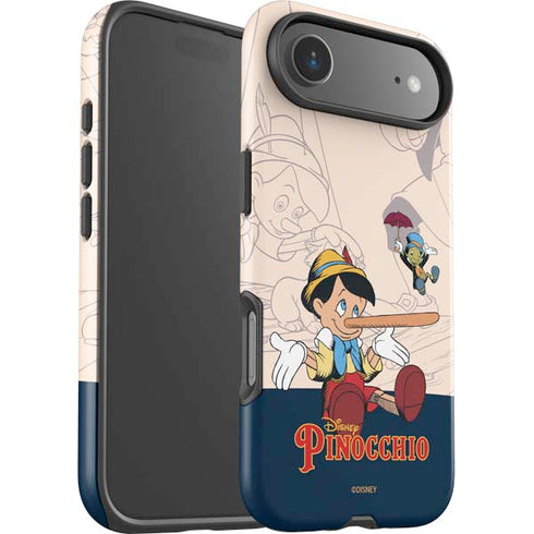 Disney Pinocchio and Jiminy Cricket iPhone 17 Air Impact Case