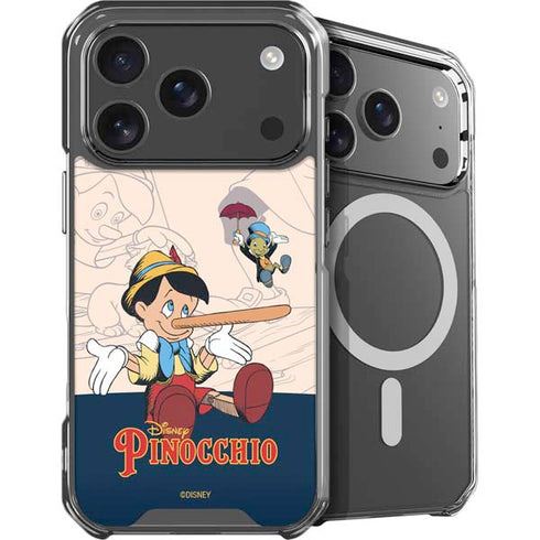 Disney Pinocchio and Jiminy Cricket iPhone 17 Pro MagSafe Case