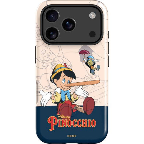 Disney Pinocchio and Jiminy Cricket iPhone 17 Pro Magsafe Impact Case