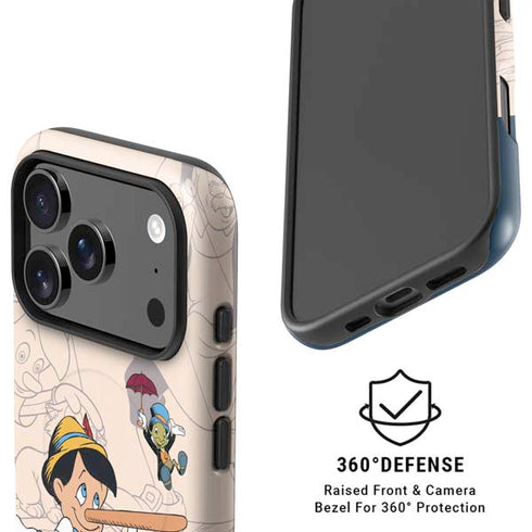Disney Pinocchio and Jiminy Cricket iPhone 17 Pro Magsafe Impact Case