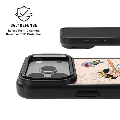 Disney Pinocchio and Jiminy Cricket iPhone 17 Pro Max Kickstand Case