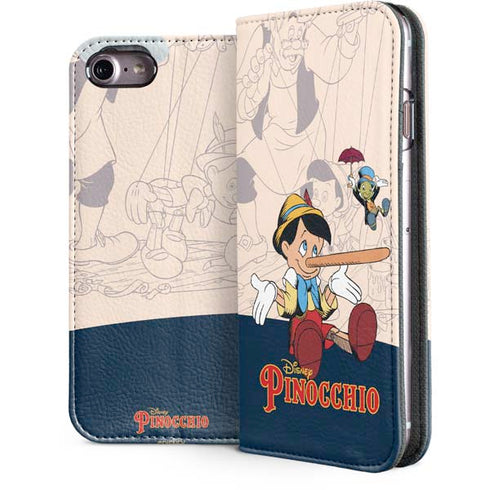 Disney Pinocchio and Jiminy Cricket iPhone 7 Folio Case