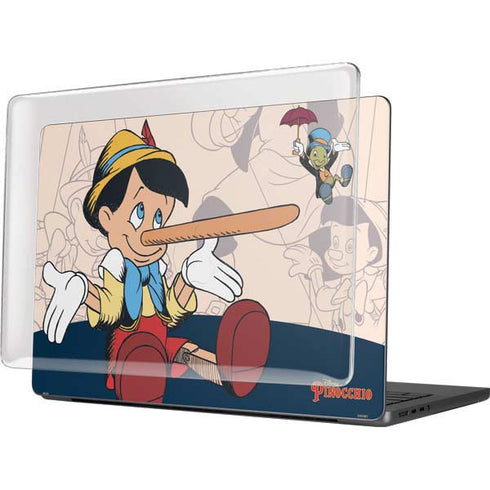Disney Pinocchio and Jiminy Cricket MacBook Pro 14in (2021-24) Case plus Skin