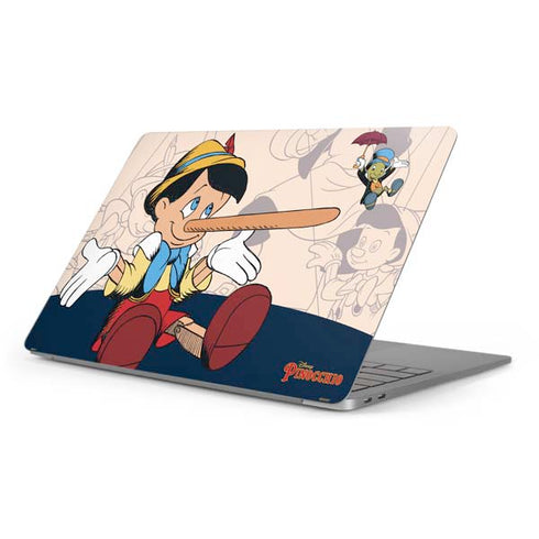 Disney Pinocchio and Jiminy Cricket Apple MacBook Pro 16-inch Skin