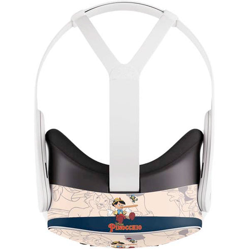 Disney Pinocchio and Jiminy Cricket Meta Quest 3S Skin