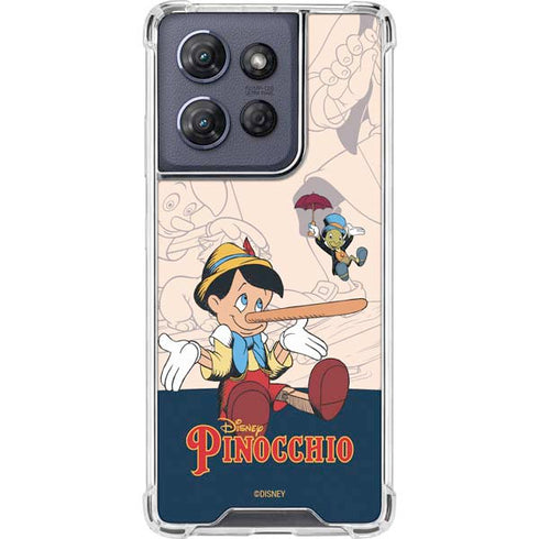 Disney Pinocchio and Jiminy Cricket Moto G Power 5G (2025) Clear Case