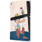 Disney Pinocchio and Jiminy Cricket PS5 Pro Console Skin