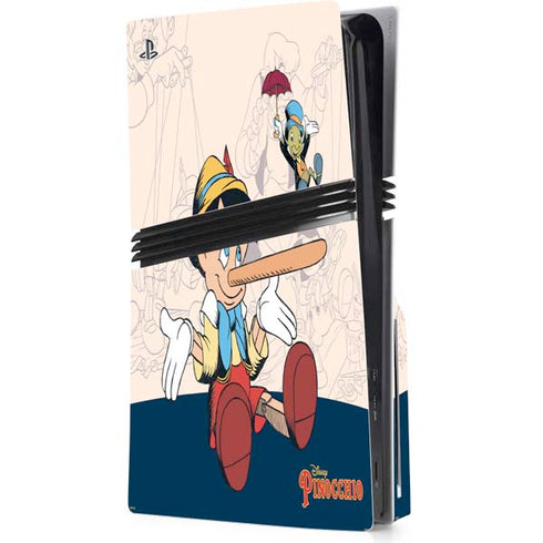 Disney Pinocchio and Jiminy Cricket PlayStation PS5 Skins