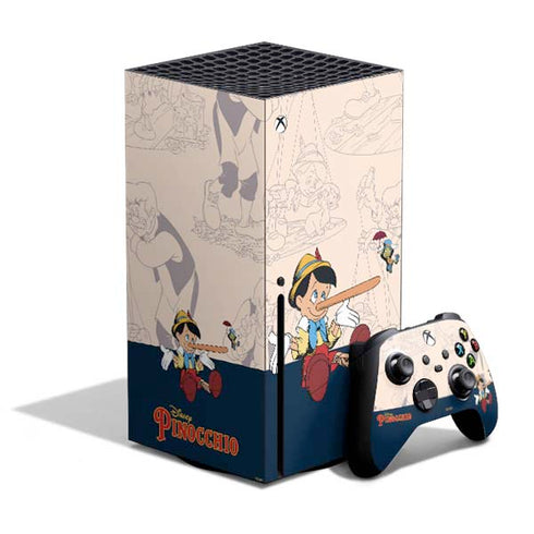 Disney Pinocchio and Jiminy Cricket Xbox Series X Skins