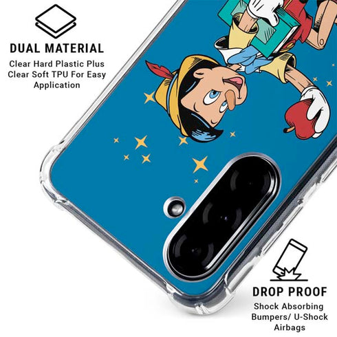 Disney Pinocchio No Strings Attached Galaxy A36 5G Clear Case