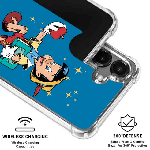 Disney Pinocchio No Strings Attached Galaxy S26 Clear Case