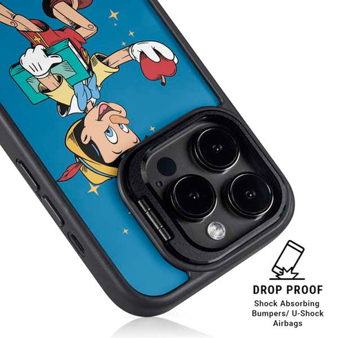 Disney Pinocchio No Strings Attached iPhone 13 Pro Max Kickstand Case