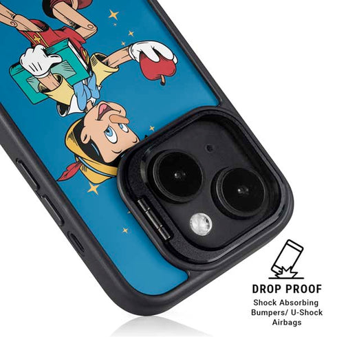 Disney Pinocchio No Strings Attached iPhone 14 Plus Kickstand Case