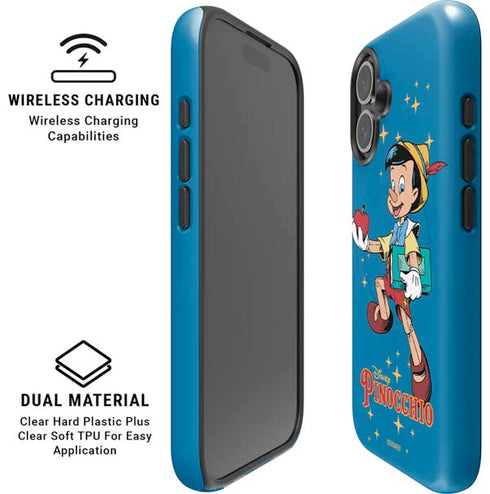 Disney Pinocchio No Strings Attached iPhone 16 Plus Magsafe Impact Case