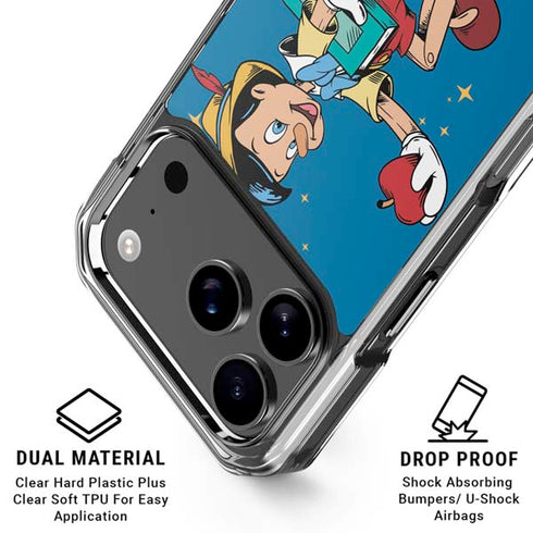 Disney Pinocchio No Strings Attached iPhone 18 Pro Clear Case