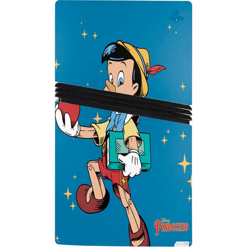 Disney Pinocchio No Strings Attached PS5 Pro Console Skin