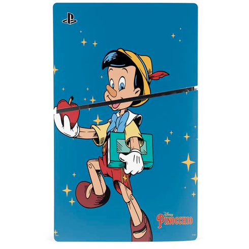 Disney Pinocchio No Strings Attached PS5 Slim Digital Edition Console Skin