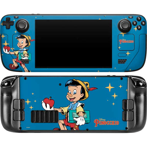 Disney Pinocchio No Strings Attached Steam Deck Handheld Gaming Computer OLED Skin