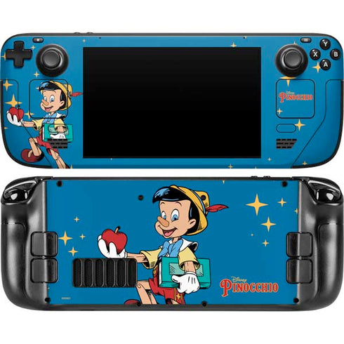 Disney Pinocchio No Strings Attached Steam Deck Handheld Gaming Computer Skin