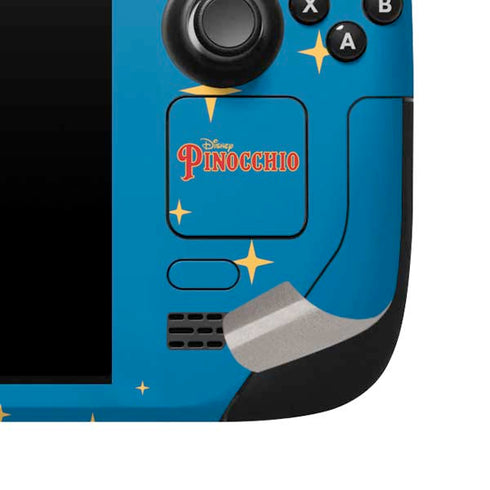 Disney Pinocchio No Strings Attached Steam Deck Handheld Gaming Computer Skin