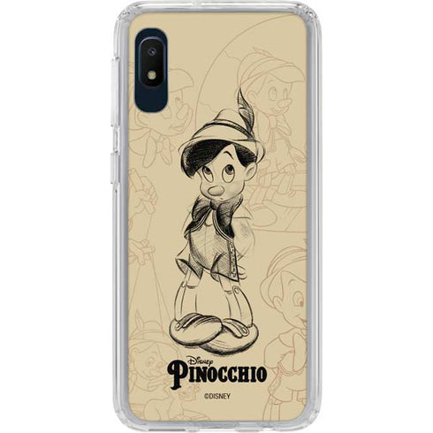 Disney Pinocchio Sketches Portrait Galaxy Cases