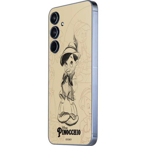 Disney Pinocchio Sketches Portrait Galaxy A35 5G Skin