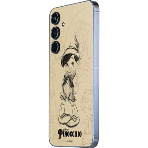 Disney Pinocchio Sketches Portrait Galaxy A55 5G Skin