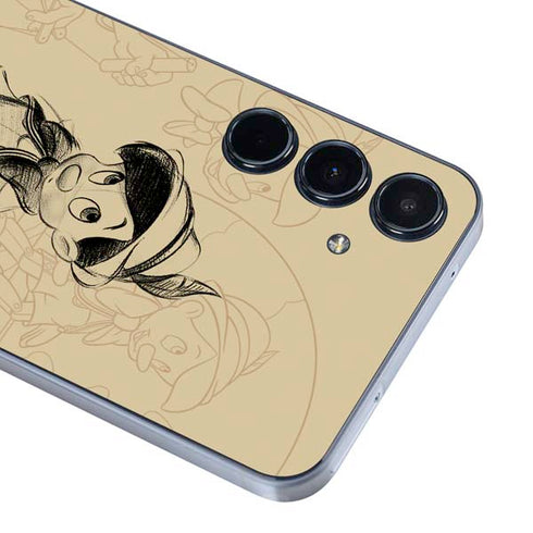 Disney Pinocchio Sketches Portrait Galaxy A55 5G Skin