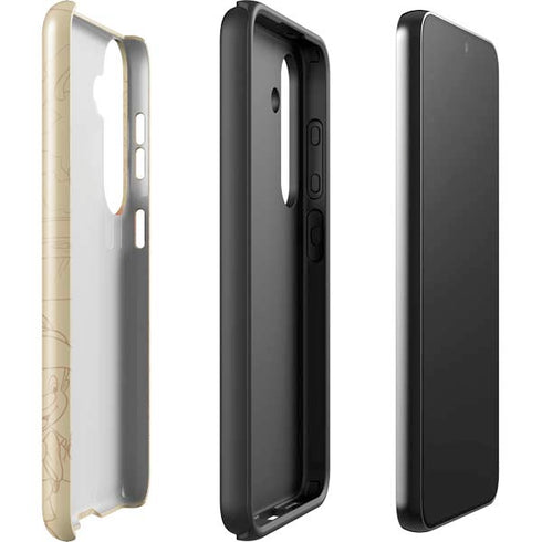 Disney Pinocchio Sketches Portrait Galaxy S25 Plus Impact Case
