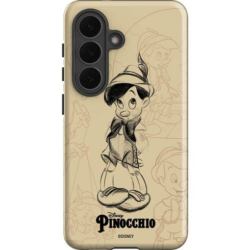 Disney Pinocchio Sketches Portrait Galaxy S26 Plus Impact Case