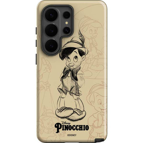 Disney Pinocchio Sketches Portrait Galaxy S26 Ultra Impact Case