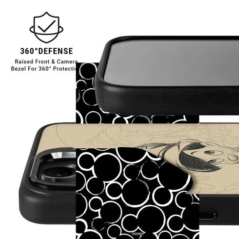 Disney Pinocchio Sketches Portrait Galaxy S26 Ultra Kickstand Case