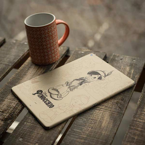Disney Pinocchio Sketches Portrait iPad Skins