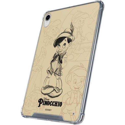 Disney Pinocchio Sketches Portrait iPad 11th Gen (2025) Clear Case