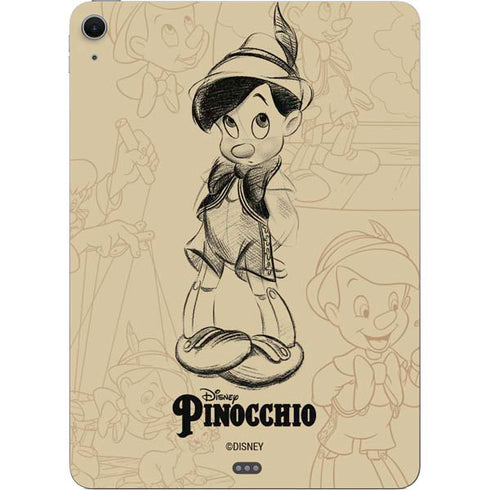 Disney Pinocchio Sketches Portrait Apple iPad Air Skin