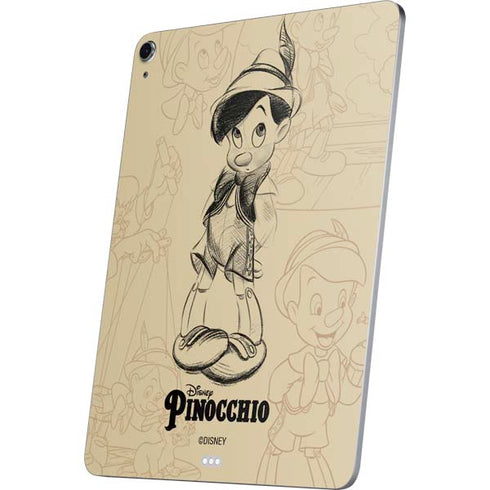 Disney Pinocchio Sketches Portrait Apple iPad Air Skin