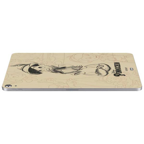 Disney Pinocchio Sketches Portrait Apple iPad Air Skin