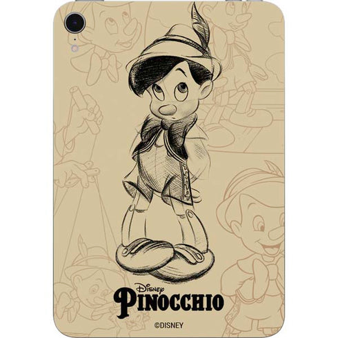 Disney Pinocchio Sketches Portrait Apple iPad Mini Skin