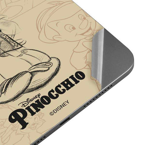 Disney Pinocchio Sketches Portrait Apple iPad Mini Skin