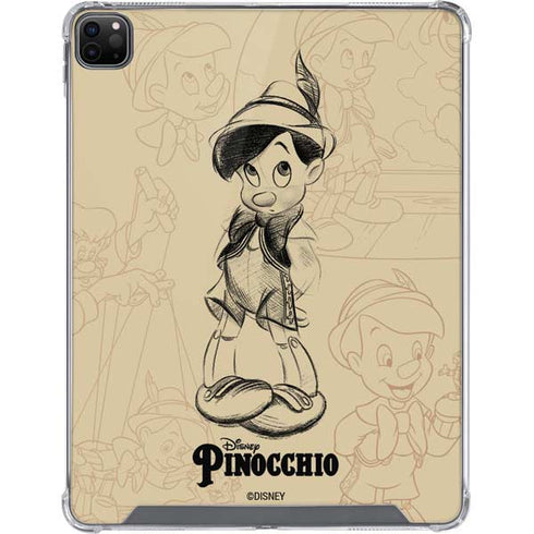 Disney Pinocchio Sketches Portrait iPad Cases