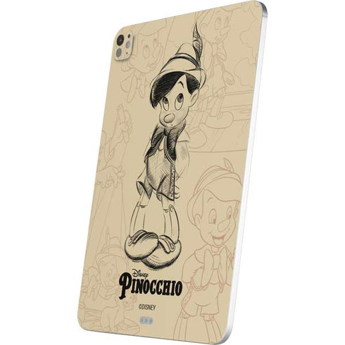 Disney Pinocchio Sketches Portrait iPad Pro 13in M4 (2024) Skin