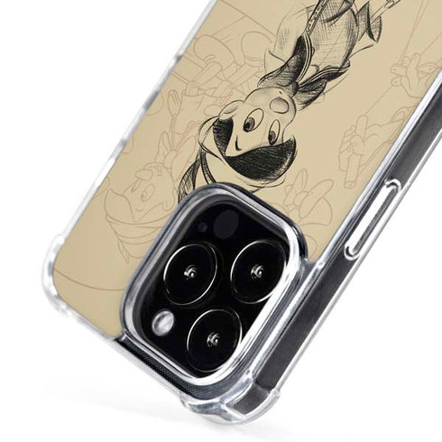 Disney Pinocchio Sketches Portrait iPhone 16 Pro MagSafe Case