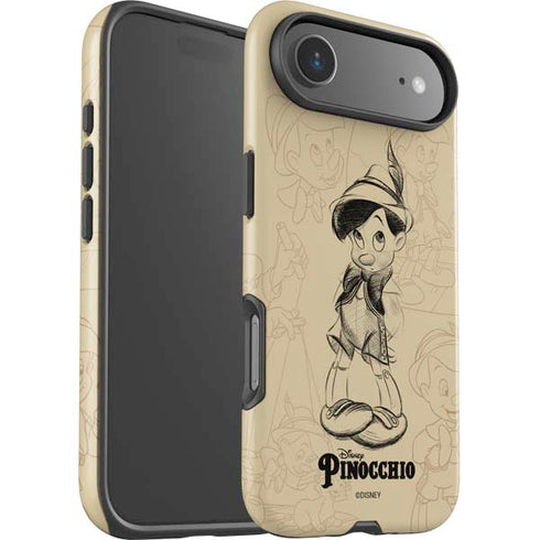 Disney Pinocchio Sketches Portrait iPhone 17 Air Impact Case