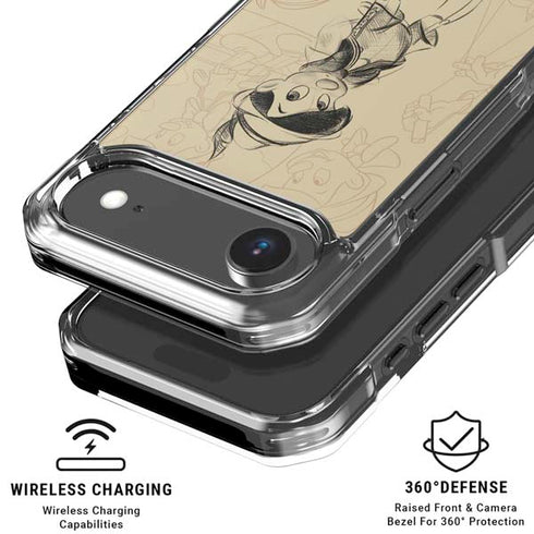 Disney Pinocchio Sketches Portrait iPhone 17 Air MagSafe Case