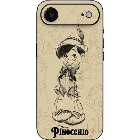 Disney Pinocchio Sketches Portrait iPhone 17 Air Skin